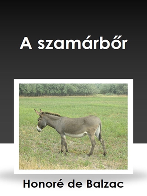 Upplýsingar um A szamárbőr eftir Honoré de Balzac - Biðlisti